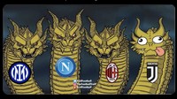 Juve beda sendiri di antara klub Italia lainnya di Liga Champions musim ini. Foto: dok. Twitter