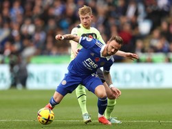 Babak I Leicester Vs Man City Tanpa Gol