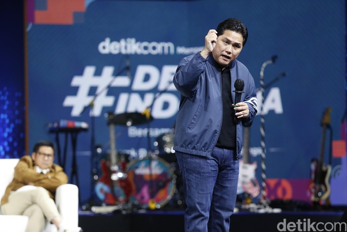 Menkeu Sri Mulyani, Menteri BUMN Erick Thohir, Menkes Budi Gunadi Sadikin dan Wakil Ketua DPR RI Muhaimin Iskandar jadi pembicara di #DemiIndonesia. Begini momennya.