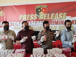 Polda Kaltara Sita 4.940 Pcs Kosmetik Ilegal asal Tawau Malaysia