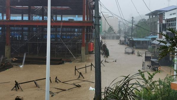 Potret Banjir di Marinduque Filipina Gegera Badai Nalgae