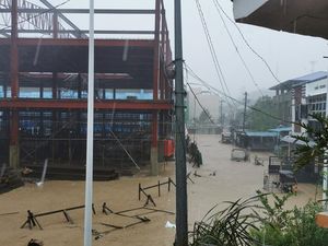 Potret Banjir di Marinduque Filipina Gegera Badai Nalgae Potret Banjir di Marinduque Filipina Gegera Badai Nalgae