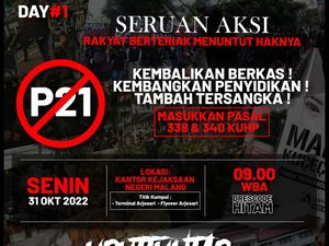 Aremania Akan Turun Jalan Desak Ada Tersangka Baru Tragedi Kanjuruhan