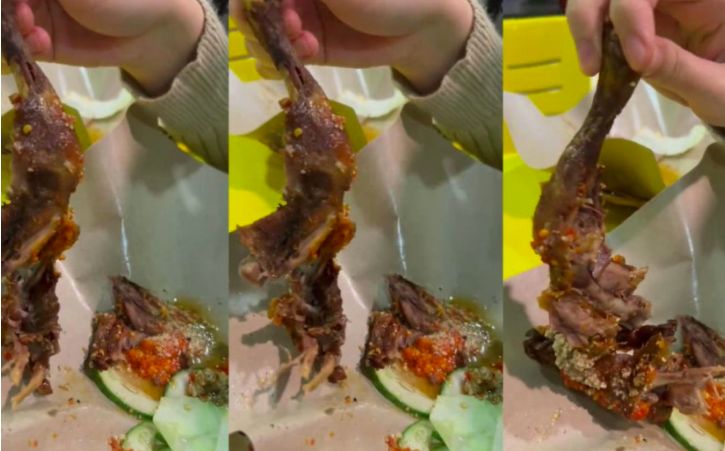 Beli ayam gepuk yang sudah menghitam