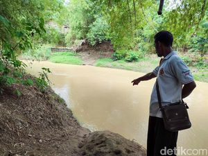 Bocah 10 Tahun Hilang Terseret Arus Sungai Keyang Ponorogo Bocah 10 Tahun Hilang Terseret Arus Sungai Keyang Ponorogo