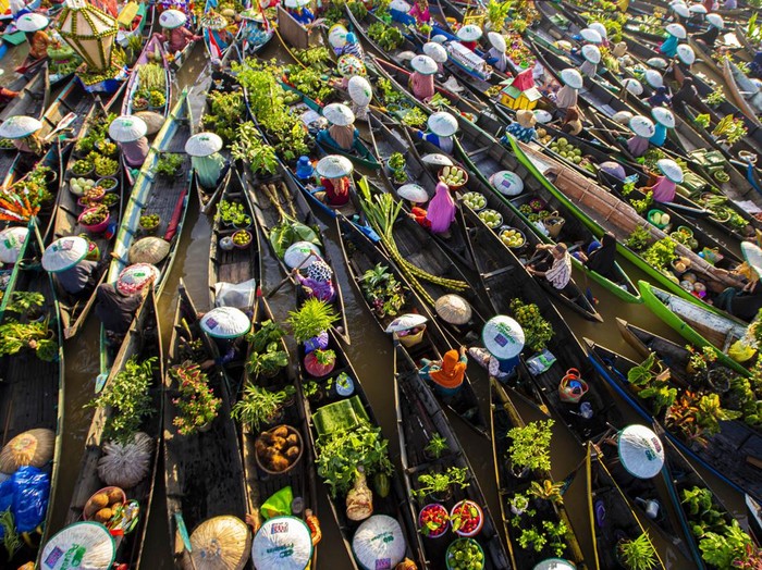 Pasar Terapung Lok Baintan Belanja Unik di Atas Sungai Martapura