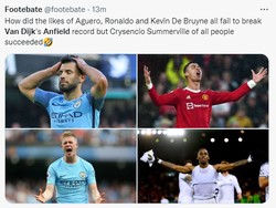 Summervile melakukan sesuatu yang tak pernah bisa dilakukan Sergio Aguero, Kevin De Bruyne, dan Cristiano Ronaldo: Mengalahkan Van Dijk di Anfield! (Foto: Twitter)