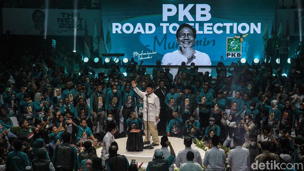 Pidato Politik Prabowo dan Muhaimin dalam Panggung PKB
