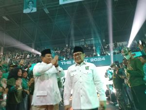 Prabowo-Cak Imin ke Senayan, Nyanyian Pilpres Pasti Menang Menggema Prabowo-Cak Imin ke Senayan, Nyanyian Pilpres Pasti Menang Menggema