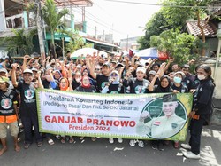 Pedagang Pasar hingga PKL di DKI Deklarasi Dukung Ganjar Nyapres 2024