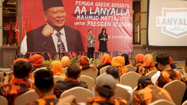 Kala Pemuda Gresik Idolakan LaNyalla Presiden 2024