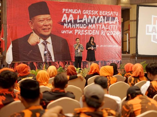 Kala Pemuda Gresik Idolakan LaNyalla Presiden 2024