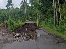 Sekolah-Jalan Rusak Dampak Bencana Karangasem Diperbaiki Tahun Depan