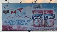 Melihat Baliho Detergen Bergambar CD-Bra yang Sempat Bikin Heboh