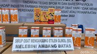 Penampakan Obat-obat Sirup yang Tercemar EG, BPOM Pidanakan Pabriknya!