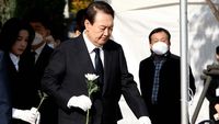 Bunga dari Presiden Korsel untuk Korban Tragedi Itaewon