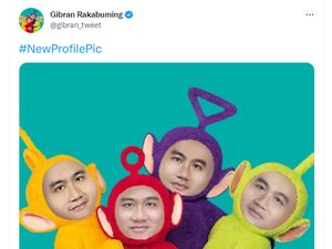 Gibran Akhirnya Pajang Foto Profil Baru, Kali Ini Teletubbies