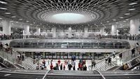 Futuristik! Atap di Stasiun Bawah Tanah Ini Mirip Black Hole