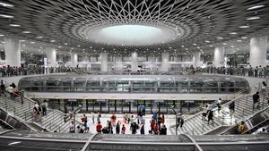 Futuristik! Atap di Stasiun Bawah Tanah Ini Mirip Black Hole