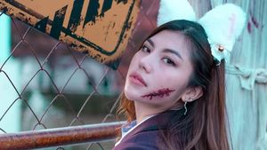 Senangnya Julia Vio Liburan ke Korea Selatan