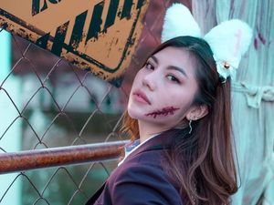 Senangnya Julia Vio Liburan ke Korea Selatan Senangnya Julia Vio Liburan ke Korea Selatan