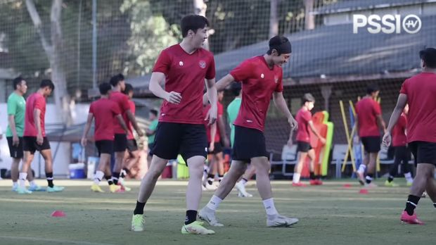 Anak Shin Tae Yong, Shin Jae Won dan Shin Jae Hyuk, ikut latihan Timnas Indonesia U-20.