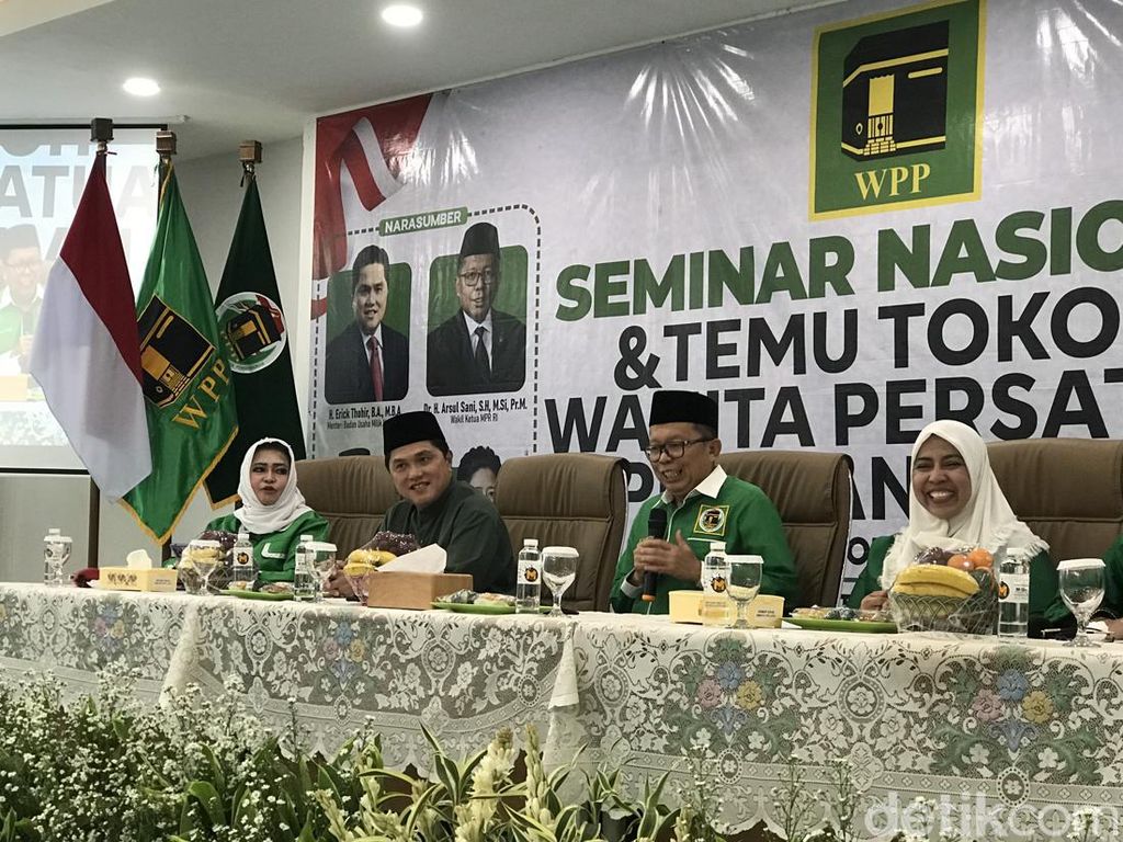 Canda Arsul ke Erick Thohir: Bisiki Jokowi, PPP Tambah Wamen Jika Reshuffle Canda Arsul ke Erick Thohir: Bisiki Jokowi, PPP Tambah Wamen Jika Reshuffle