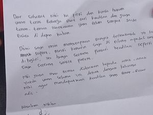 Nikita Mirzani Tulis Surat dari Balik Rutan, Ini Isinya Nikita Mirzani Tulis Surat dari Balik Rutan, Ini Isinya