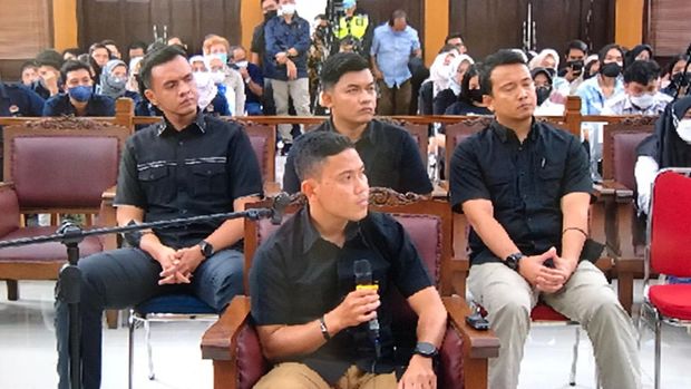 Sidang pemeriksaan saksi di sidang pembunuhan Brigadir J. (Zunita/detikcom)