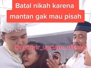 Pengantin Diviralkan Batal Nikah karena Ditangisi Mantan, Ternyata...