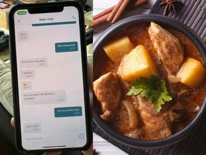 Zonk! Pesanan Kari Pria Ini Dilahap Habis oleh Sopir Ojol