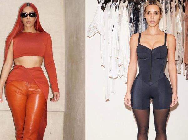 6 Foto Tubuh Ideal Kim Kardashian usai Turun 33 Kg, Diet Apa?