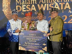 Desa Wisata Dayun Siak di Riau Raih Juara 1 ADWI