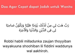Doa agar Cepat Dapat Jodoh, Singkat Mudah Dihafal