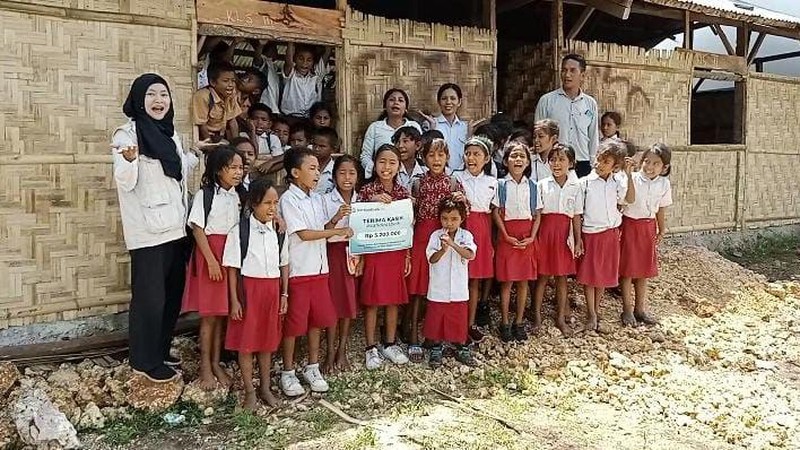Kabar Bahagia Anak-anak SDN Reda Meter Sumba, Kini Bisa Belajar dengan Layak