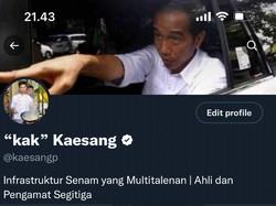 Pamer Cinta Keluarga, Kaesang Pasang Foto Gibran dan Jokowi di Twitter