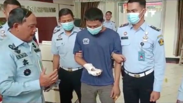 Potret Bandar Narkoba Kabur Pakai Sarung Kembali Lagi Dikurung