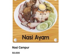 Nasi Campur di Ojol Ini Bikin Netizen Bingung, Jual Menu Ayam atau Babi?