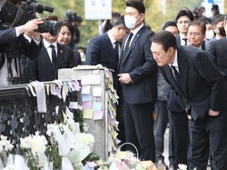 Kunjungi Itaewon, Presiden Korsel: Saya Seharusnya Lindungi Rakyat