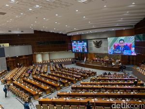 91 Anggota DPR Hadir Fisik Paripurna Pembukaan Masa Sidang Hari Ini