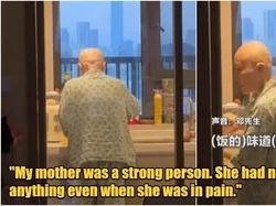 Sedih! Sebelum Meninggal Ibu Ini Masak Terakhir Kali untuk Putranya