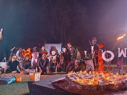Teror Zombie di Pesta Halloween Nusa Dua