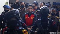 Tatapan Ferdy Sambo saat Tiba di PN Jaksel