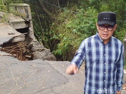 Bima Arya Perintahkan Anak Buahnya Cepat Perbaiki Longsor Jembatan Cisadane