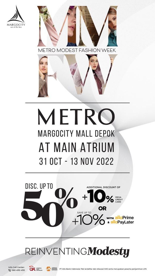 Banyak Diskon Menarik, Metro Modest Fashion Week 2022 Kembali Hadir