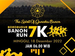 Ikuti Borobudur Banon Run 7K, Berikut Jadwal dan Biaya Pendaftarannya