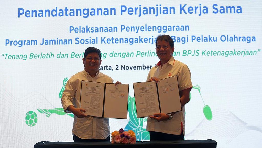 BP Jamsostek Gandeng KONI Lindungi Atlet BP Jamsostek Gandeng KONI Lindungi Atlet