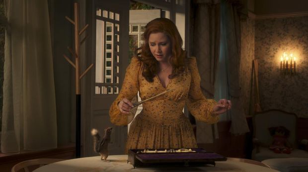 Amy Adams as Giselle in Disney's live-action DISENCHANTED, exclusively on Disney+. Photo courtesy of Disney. © 2022 Disney Enterprises, Inc. All Rights Reserved.