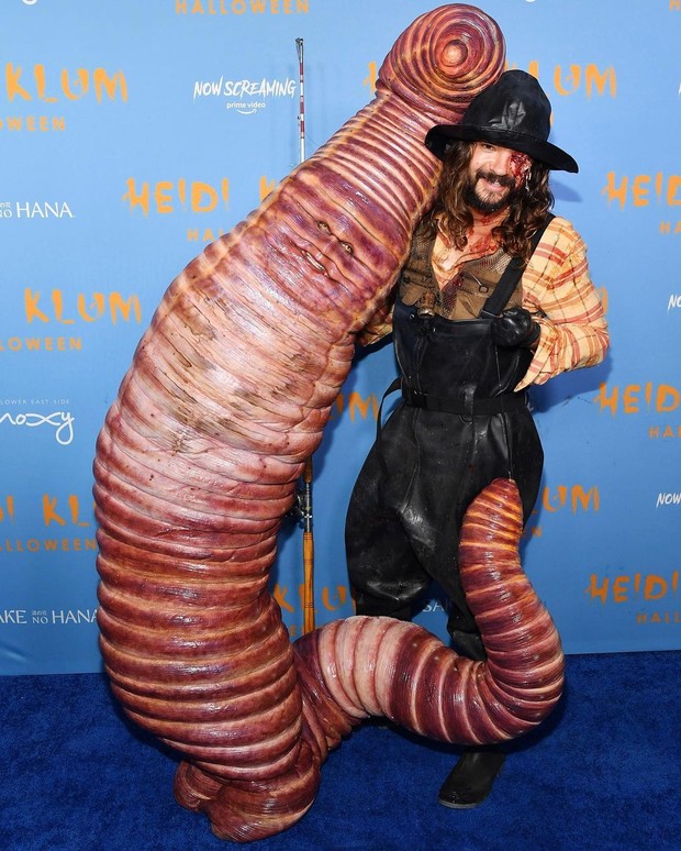 Heidi Klum dan Tom Kaulitz di Heidi Halloween 2022/