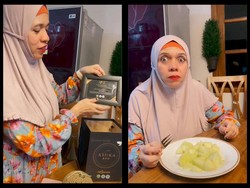 Geni Halilintar Cicip Melon Asuka dari Jepang, Sebut Ada yang Lebih Enak
